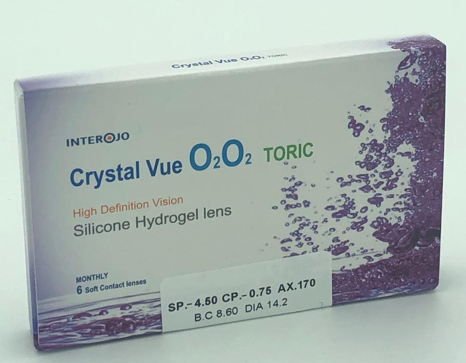 Астигматические линзы Crystal Vue O2O2 Toric