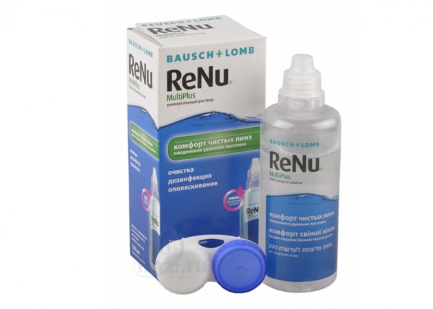 Раствор Bausch & Lomb Renu Multiplus 120ml в интернет-магазине ...